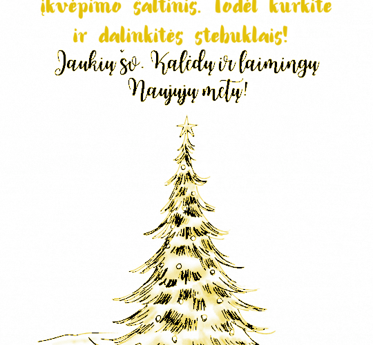 Su šventėmis!